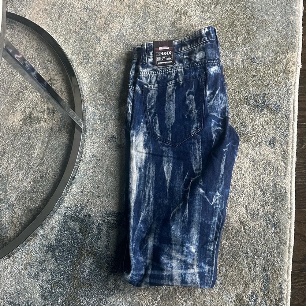 New with tags. Men’s Grind House Denim Blue Jeans Size 38w and 34L.